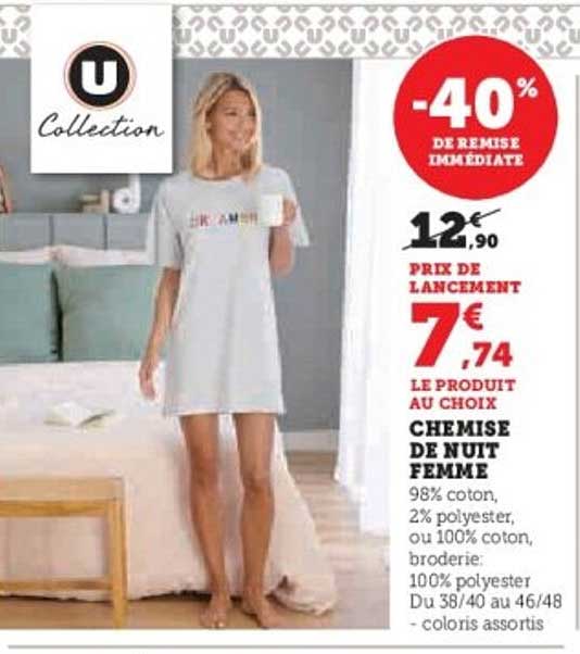 CHEMISE DE NUIT FEMME