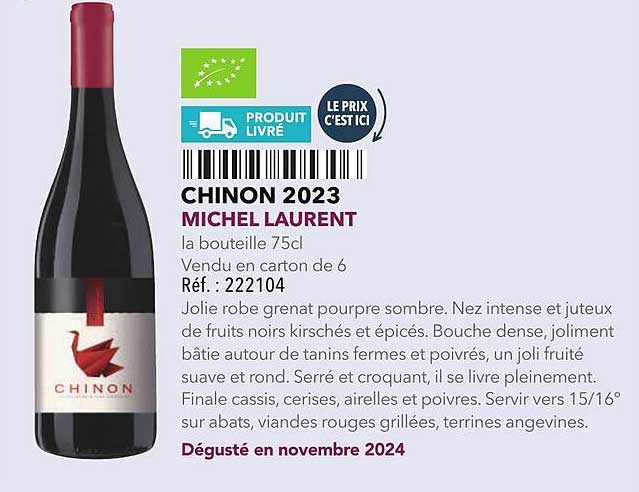 CHINON 2023 MICHEL LAURENT