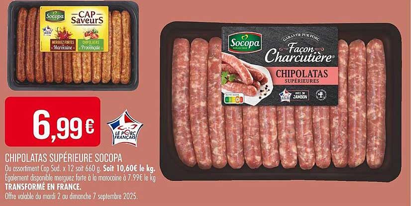 CHIPOLATAS SUPÉRIEURE SOCOPA