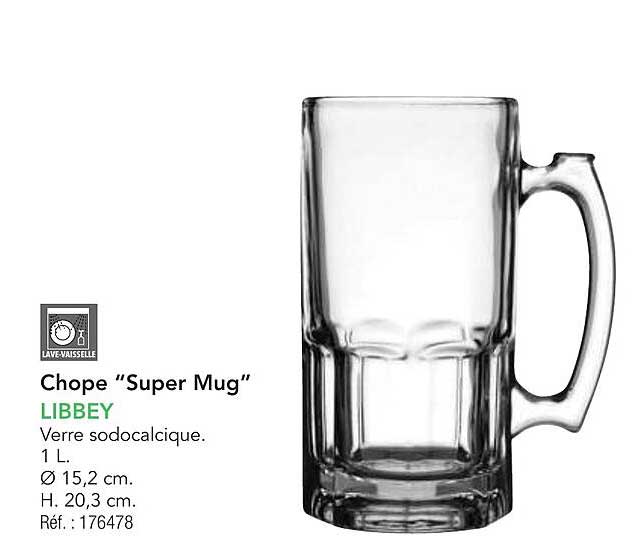 Chope "Super Mug" LIBBEY