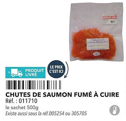CHUTES DE SAUMON FUMÉ À CUIRE