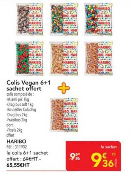 Colis Vegan 6+1 sachet offert