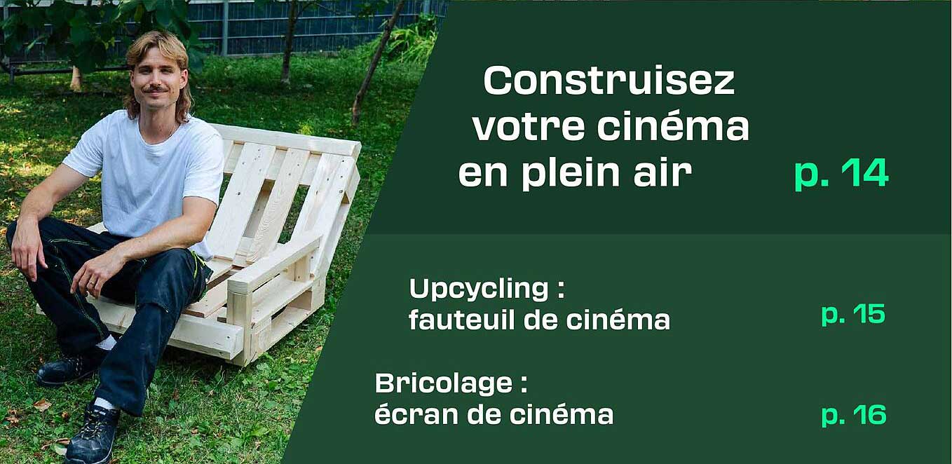 Construisez votre cinéma en plein air