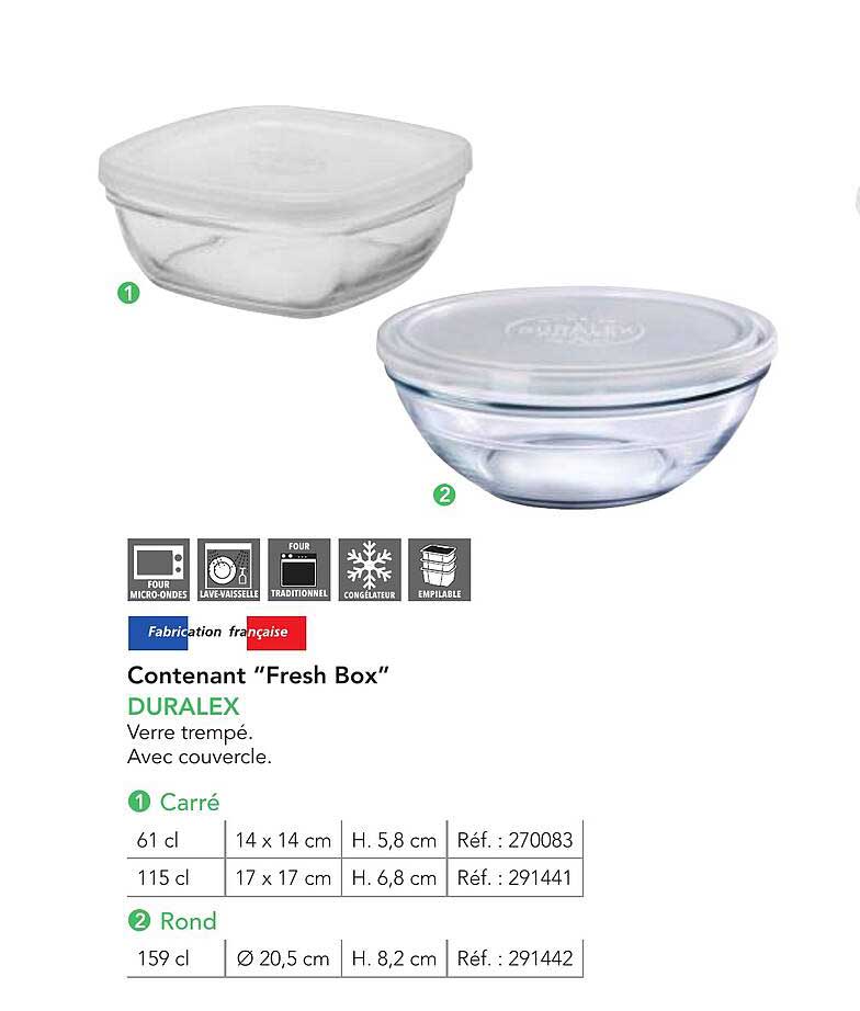 Contenant "Fresh Box" DURALEX