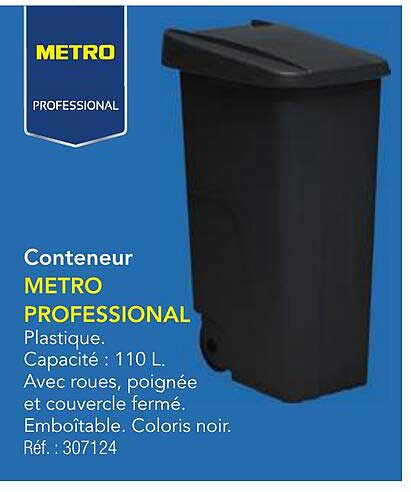 Conteneur METRO PROFESSIONAL