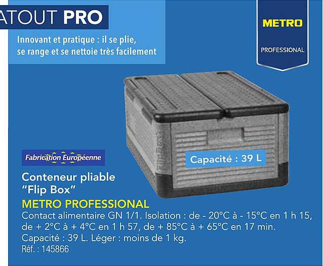 Conteneur pliable "Flip Box"