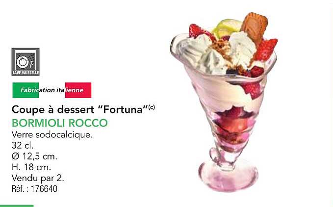 Coupe à dessert "Fortuna"(c) BORMIOLI ROCCO