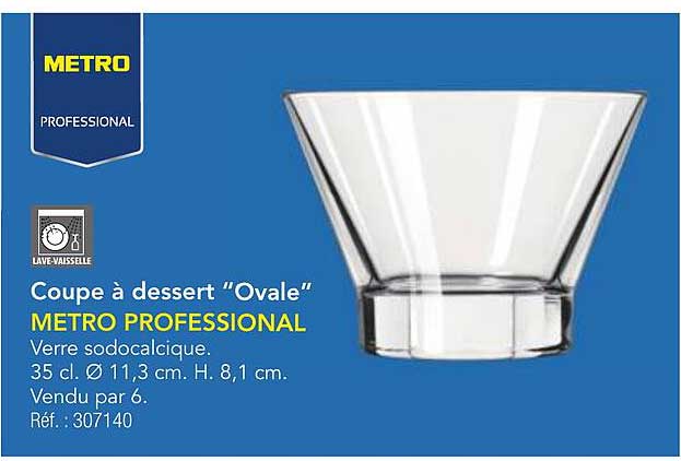 Coupe à dessert “Ovale”