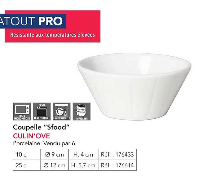 Coupe "Sfood" CULIN'OVE