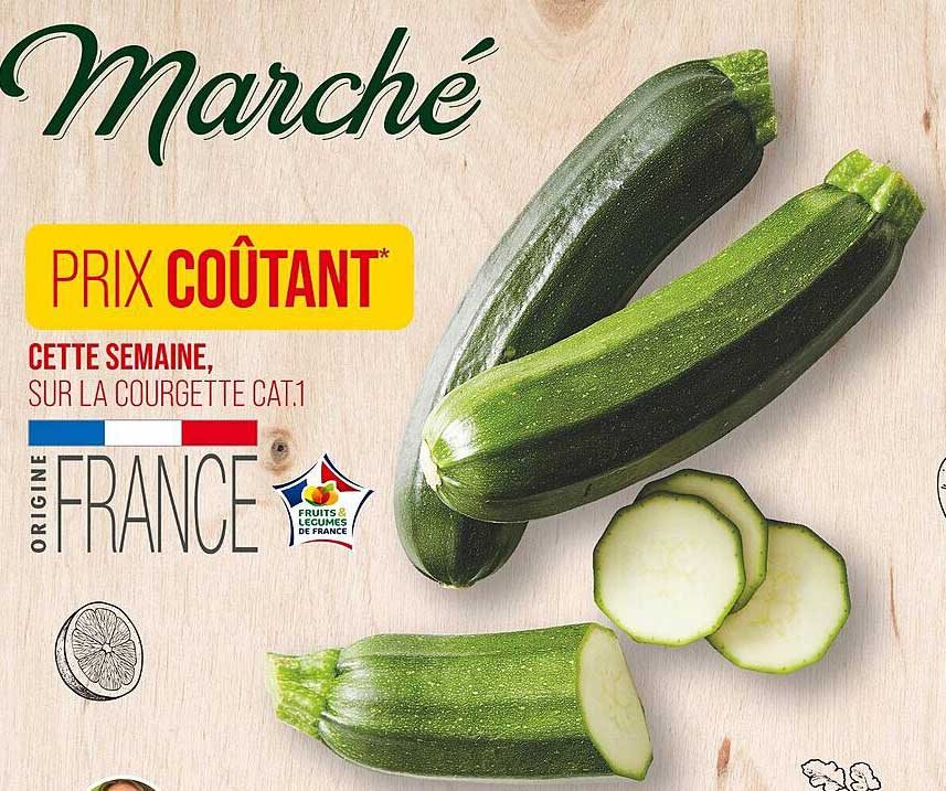COURGETTE CAT.1 - PRIX COÛTANT