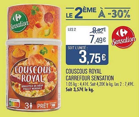COUSCOUS ROYAL CARREFOUR SENSATION