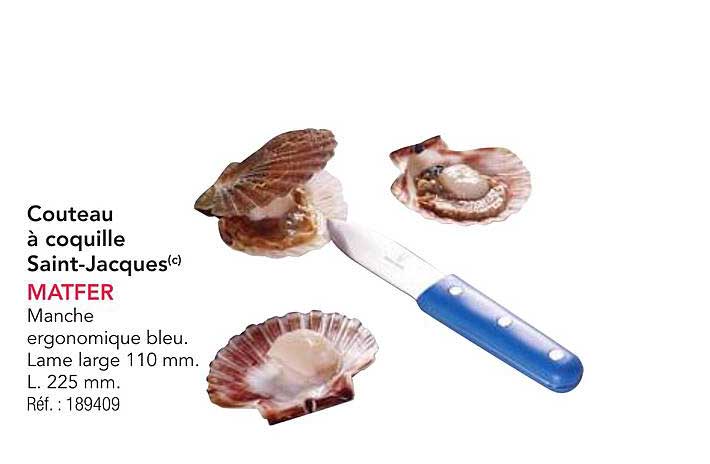 Couteau à coquille Saint-Jacques MATFER