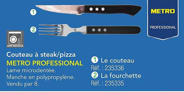 Couteau à steak/pizza METRO PROFESSIONAL