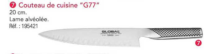 Couteau de cuisine “G77”