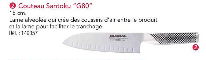Couteau Santoku “G80”