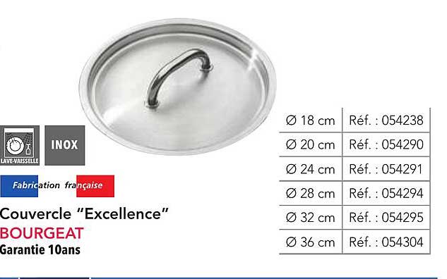 Couvercle "Excellence"