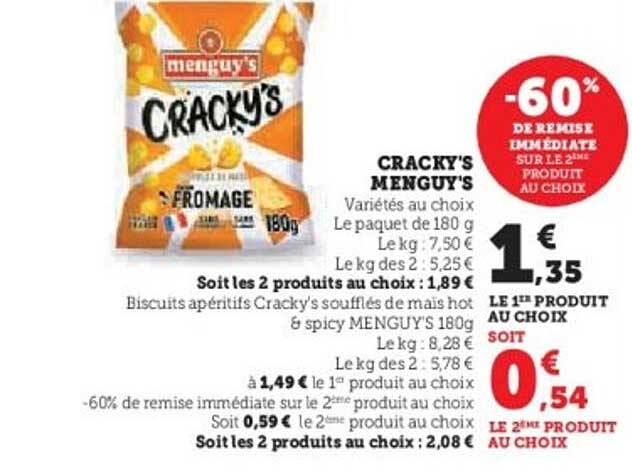 CRACKY'S MENGUY'S