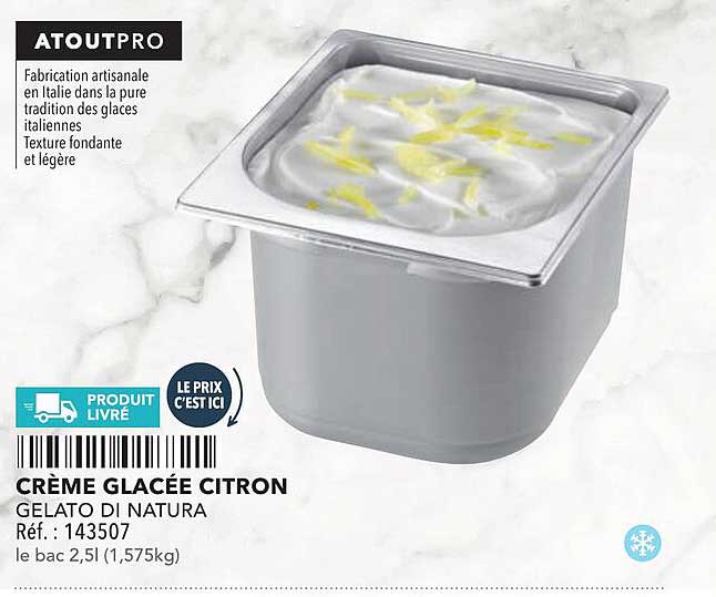 CRÈME GLACÉE CITRON