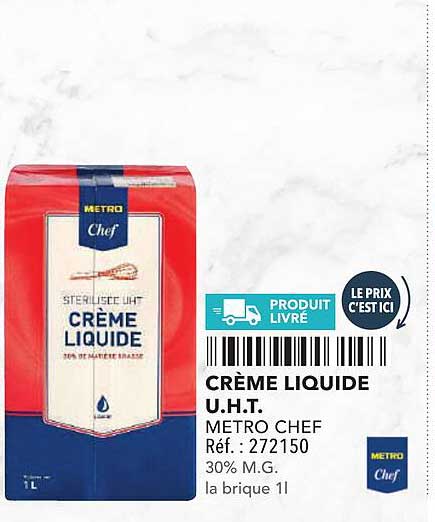 CRÈME LIQUIDE U.H.T.