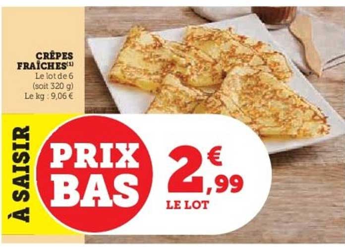 CRÊPES FRAÎCHES