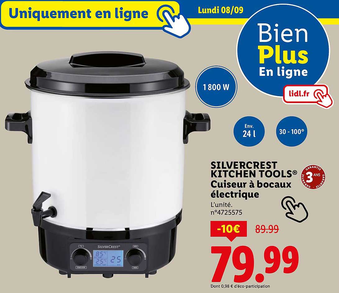 Cuiseur à bocaux électrique SILVERCREST KITCHEN TOOLS®