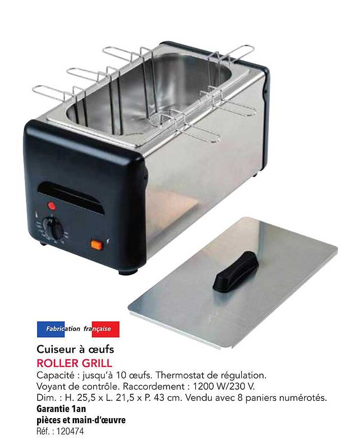 Cuiseur à œufs ROLLER GRILL