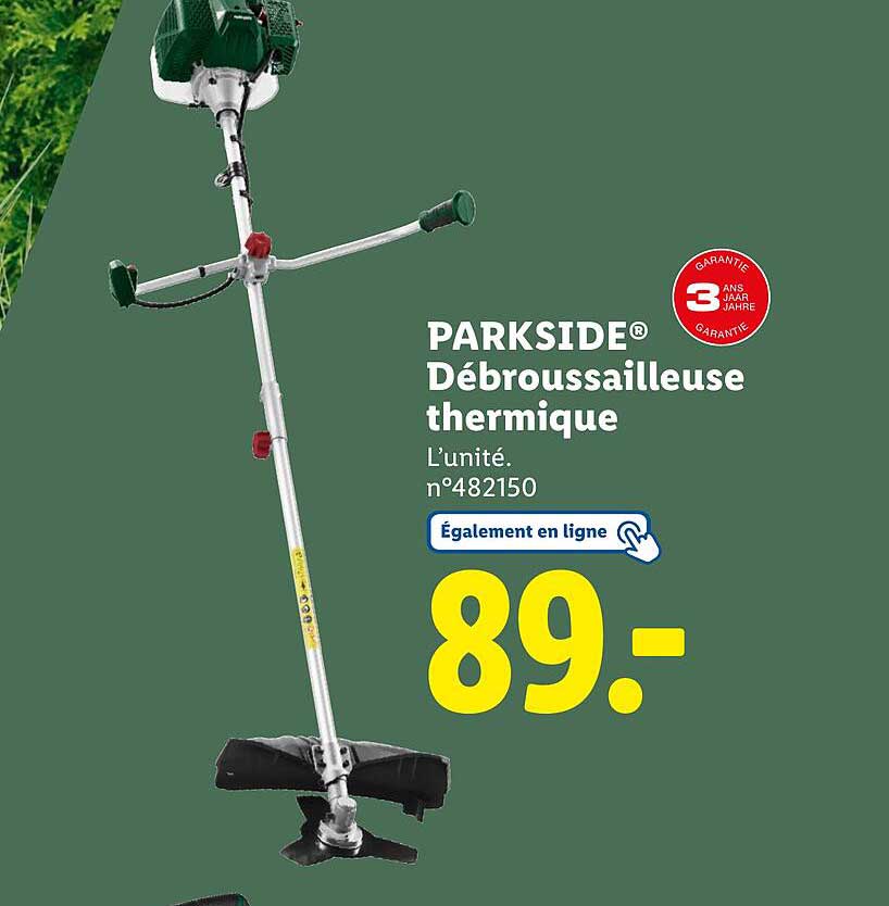 Débroussailleuse thermique PARKSIDE