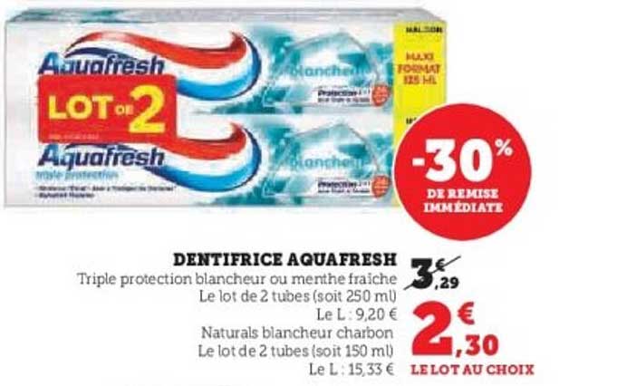 DENTIFRICE AQUAFRESH