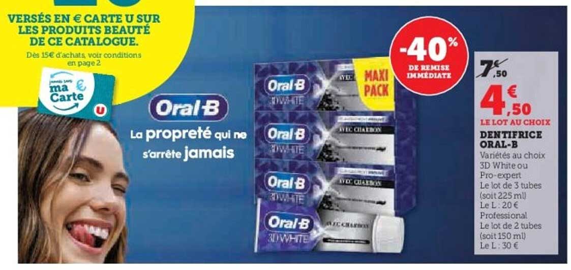 DENTIFRICE ORAL-B