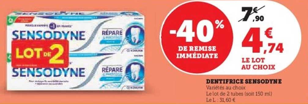 DENTIFRICE SENSODYNE