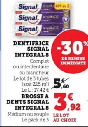 DENTIFRICE SIGNAL INTEGRAL 8