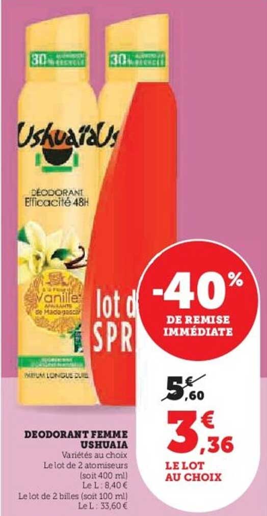 DEODORANT FEMME USHUAIA