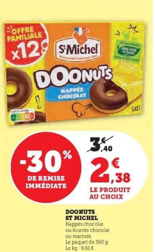 Doonuts St Michel - Nappés chocolat