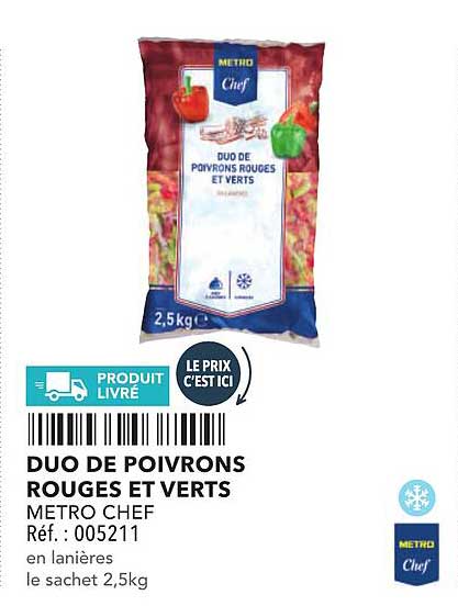DUO DE POIVRONS ROUGES ET VERTS