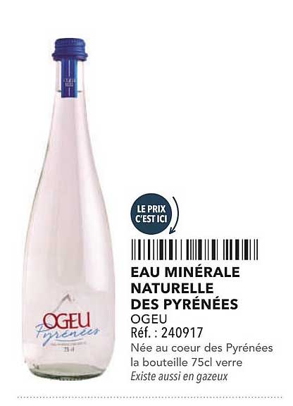 EAU MINÉRALE NATURELLE DES PYRÉNÉES