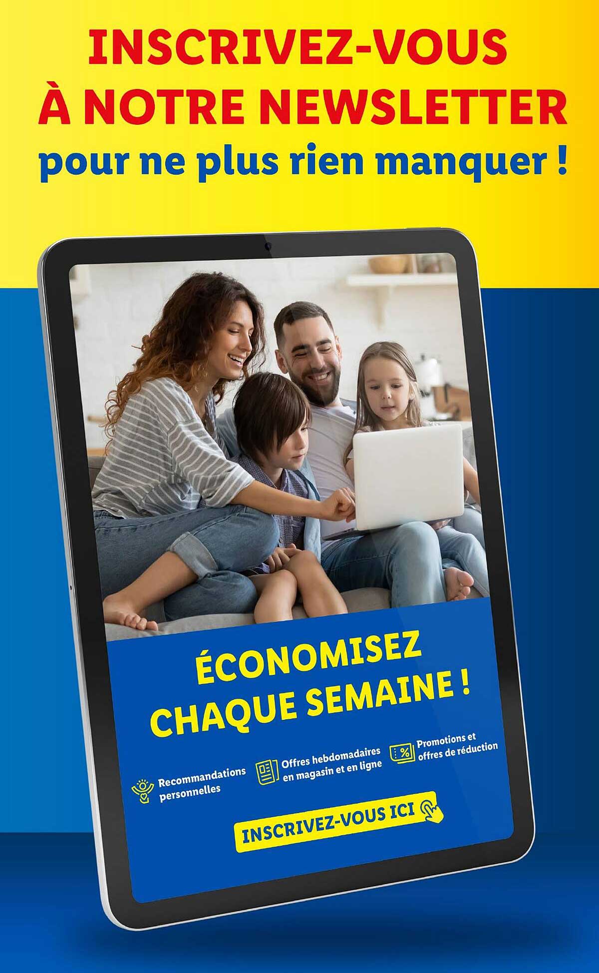 ÉCONOMISEZ CHAQUE SEMAINE !