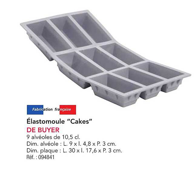 Élastomoule "Cakes" DE BUYER