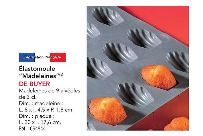 Élastomoule "Madeleines" DE BUYER