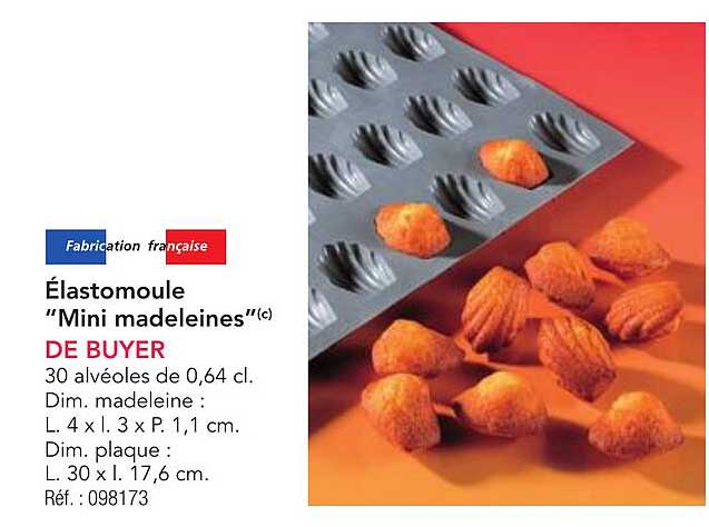 Élastomoule "Mini madeleines"