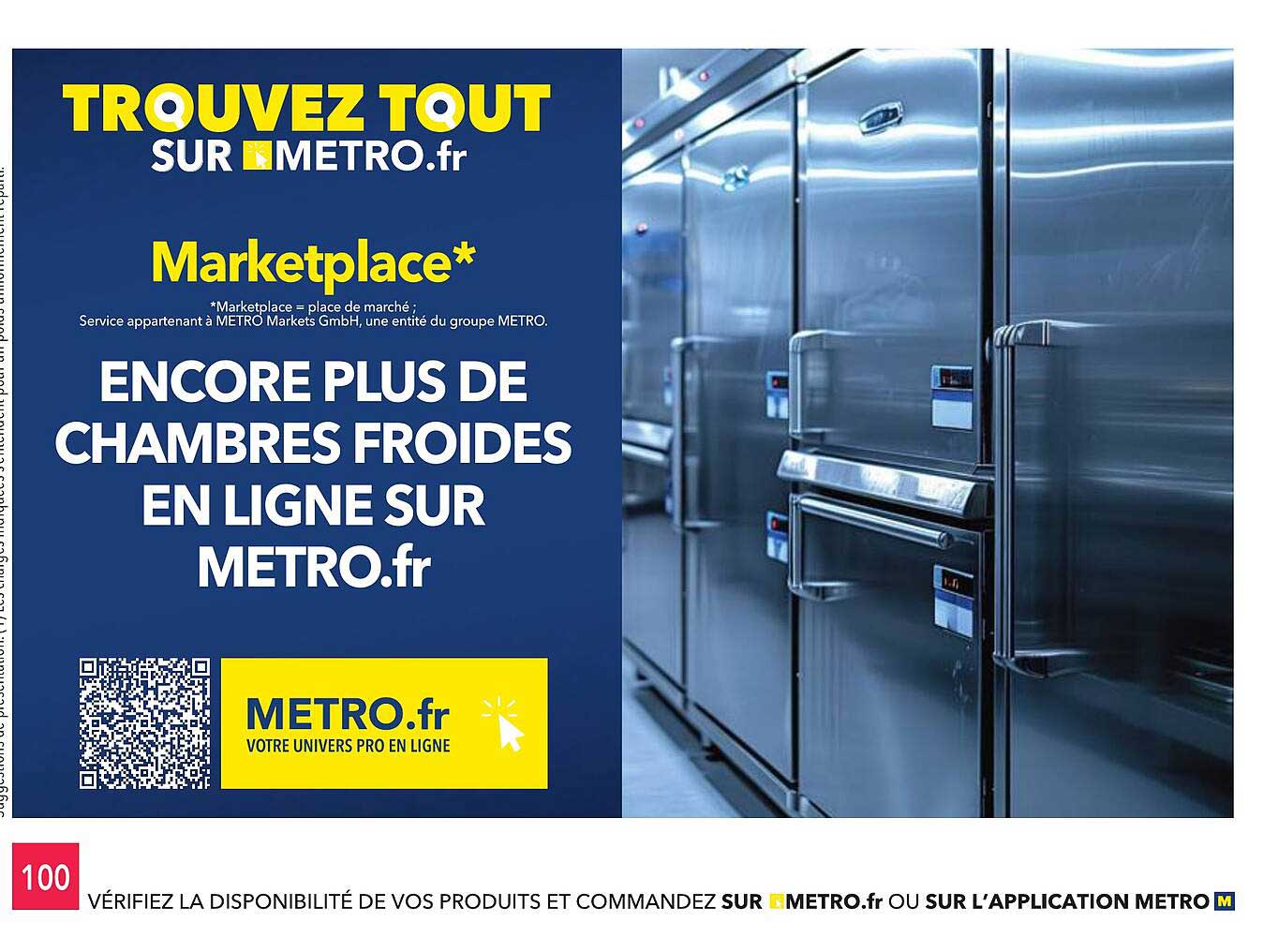 ENCORE PLUS DE CHAMBRES FROIDES EN LIGNE SUR METRO.fr