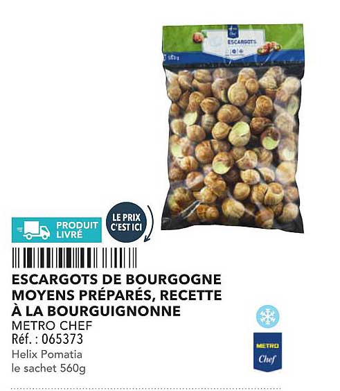 ESCARGOTS DE BOURGOGNE MOYENS PRÉPARÉS, RECETTE À LA BOURGUIGNONNE