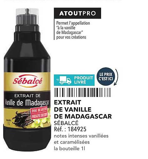 EXTRAIT DE VANILLE DE MADAGASCAR