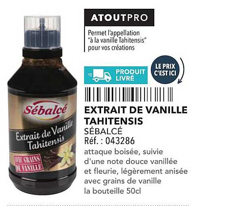 EXTRAIT DE VANILLE TAHITENSIS