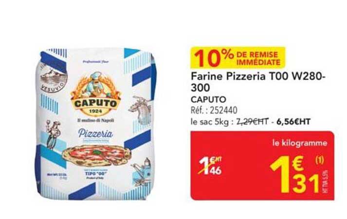 Farine Pizzeria T00 W280-300 CAPUTO