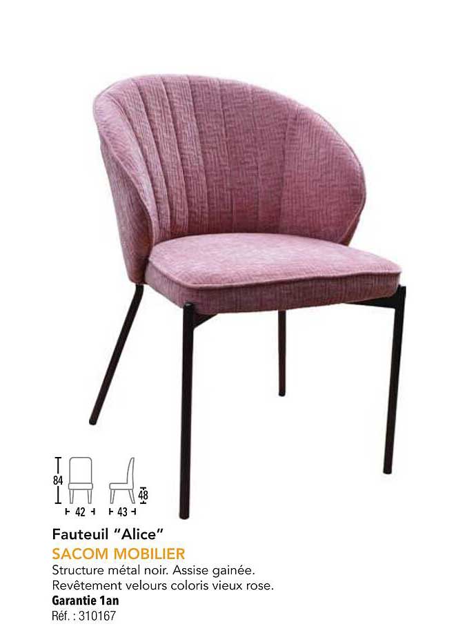 Fauteuil "Alice"