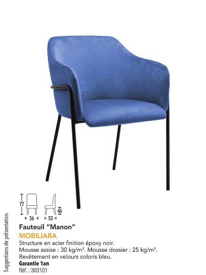 Fauteuil "Manon"