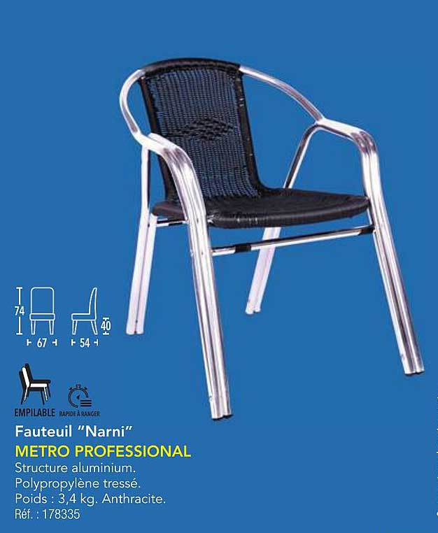 Fauteuil "Narni"