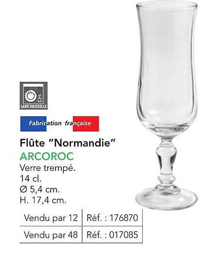 Flûte "Normandie" ARCOROC