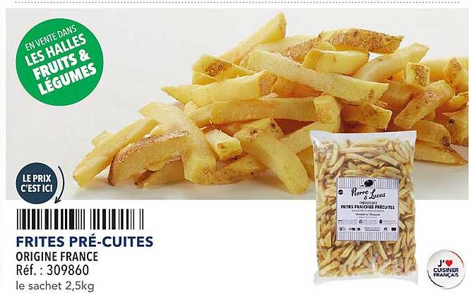 Frites pré-cuites