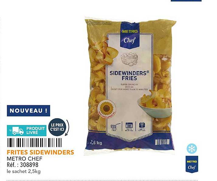 FRITES SIDEWINDERS